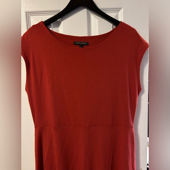 NWOT Banana Republic Midi Dress. Empire waist. Size L - Picture 3 of 5